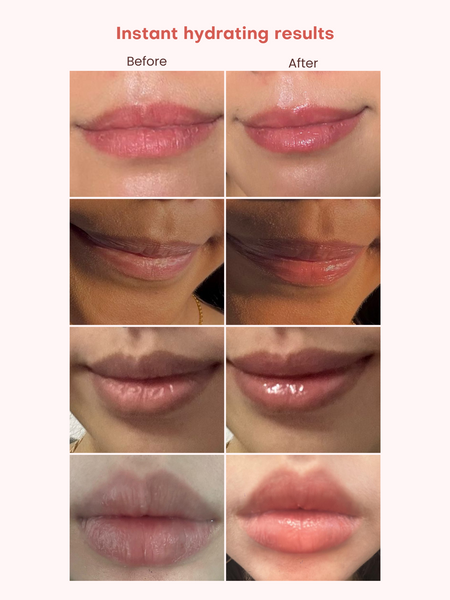 Butter Glaze Lip Jelly Before After Testimonial