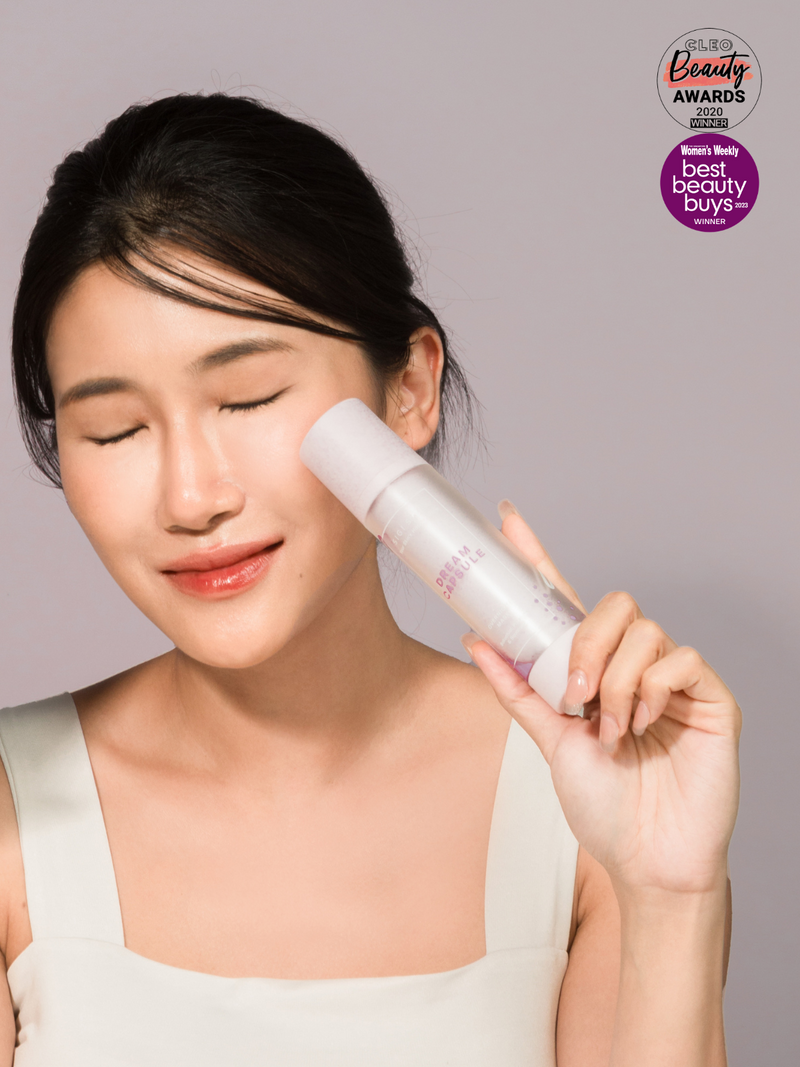 Dream Capsule Daily Overnight Sleeping Mask Lifestyle Shot