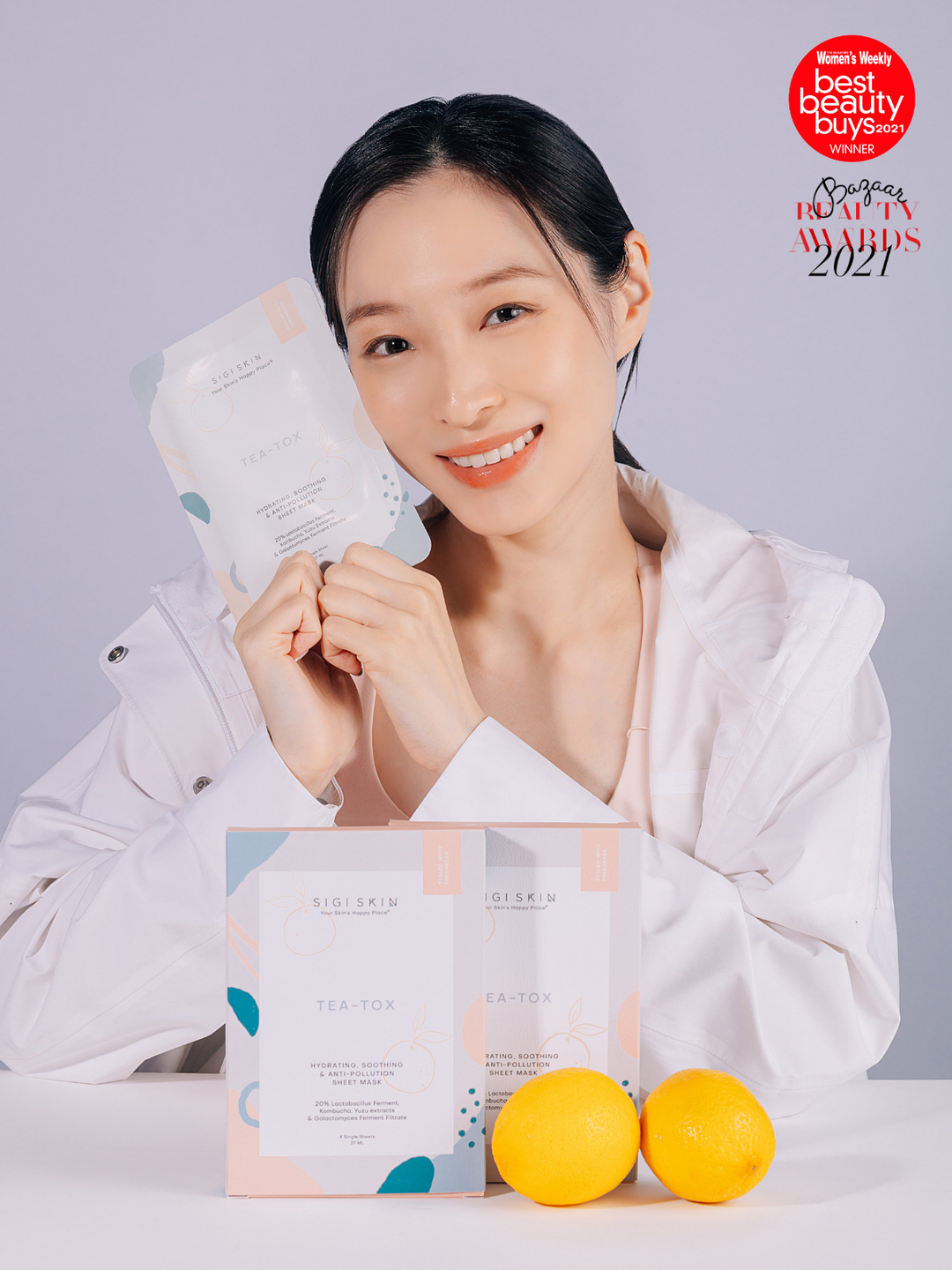 20% Probiotics Sheet Mask for Irritated Skin | Sigi Skin